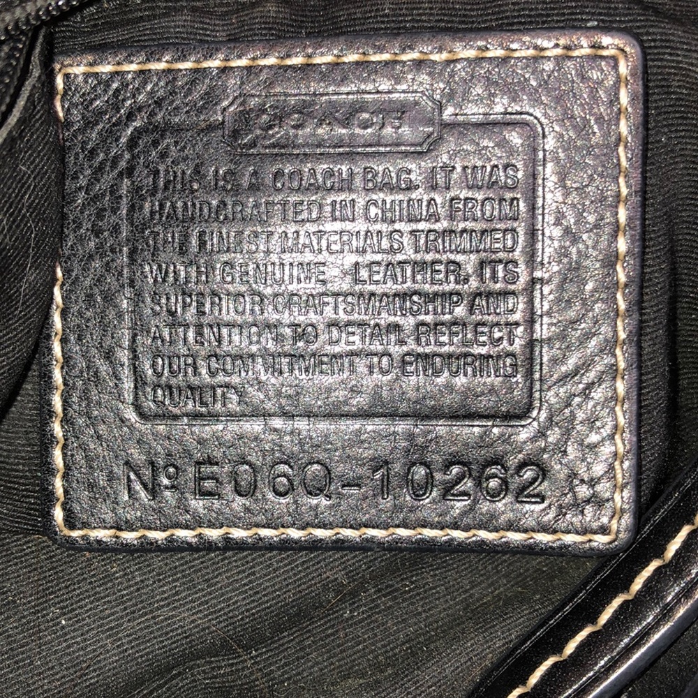 Coach Hampton 10262 Signature Python Tote - image 8